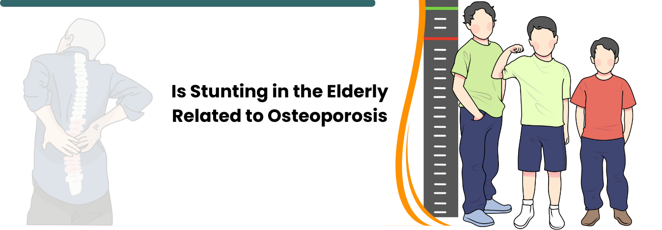 Is stunting in the elderly related to osteoporosis
