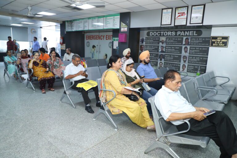 EMC Hospital Amritsar Waiting Hall